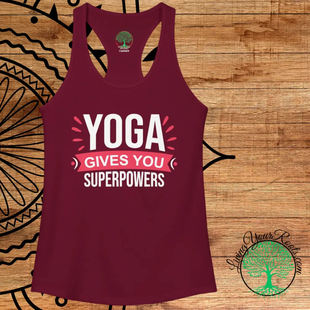 You Had Me At Namaste Womens Yoga Racerback Tank - Tank Top