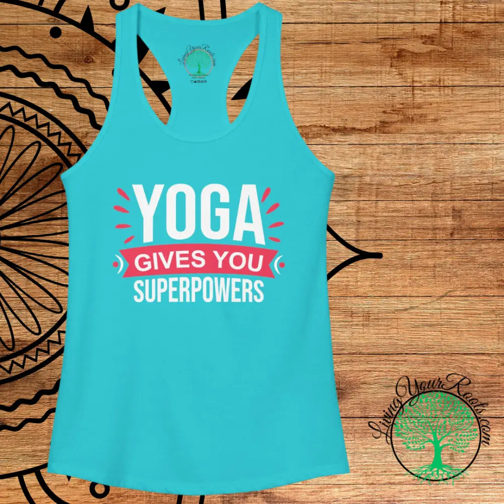 You Had Me At Namaste Womens Yoga Racerback Tank - Tank Top