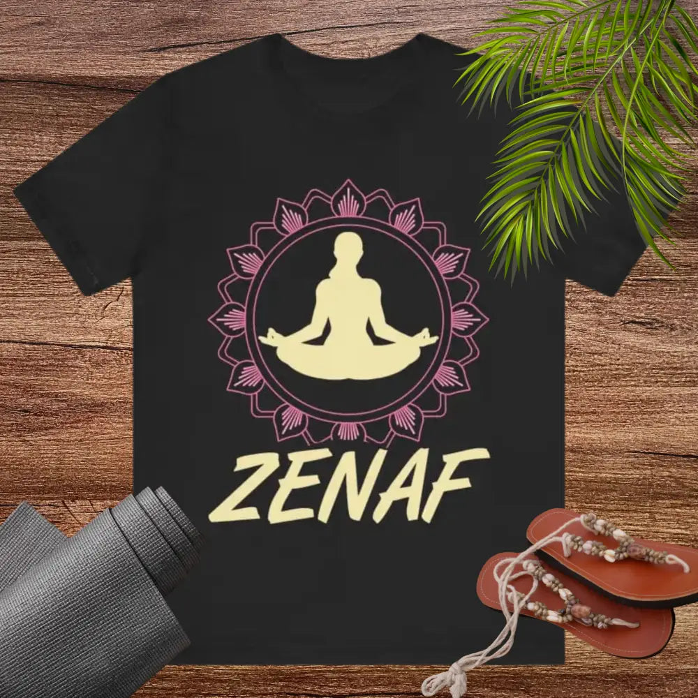 Zen AF Unisex Jersey Short Sleeve Yoga Tee - T-Shirt