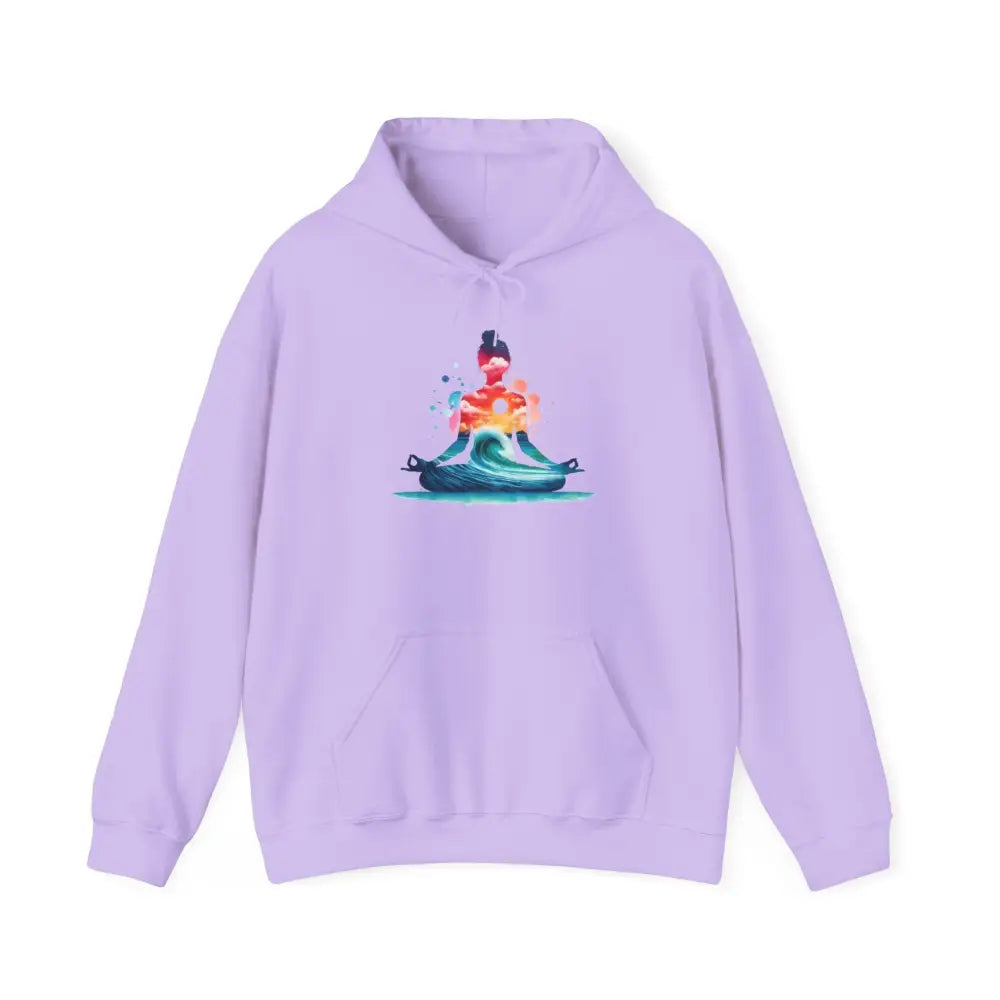 Zen Meditation at the Beach Hoodie Sweatshirt - Orchid / S - Hoodie