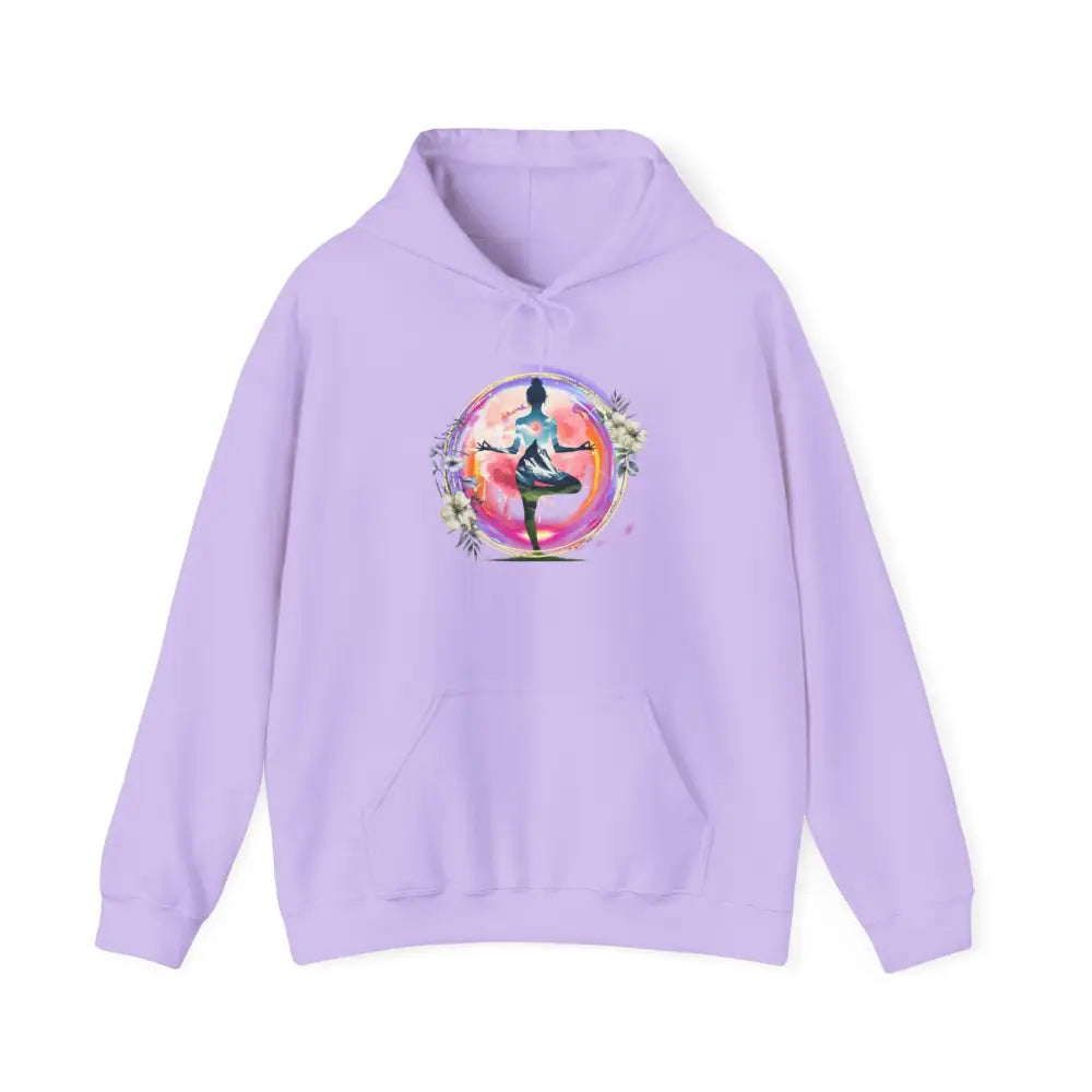 Zen Meditation on the Mountain Hoodie Sweatshirt - Orchid / S - Hoodie