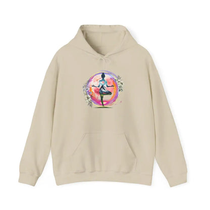 Zen Meditation on the Mountain Hoodie Sweatshirt - Sand / S - Hoodie