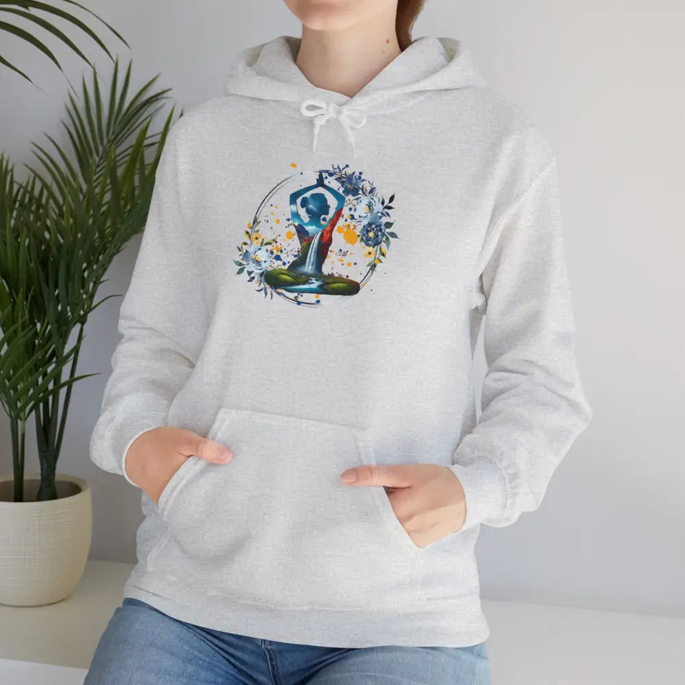 Zen Waterfall Yoga Hoodie Sweatshirt - Hoodie