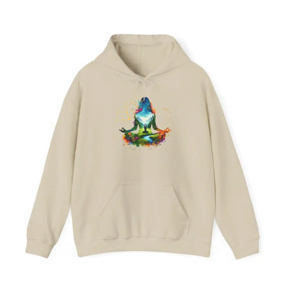 Zen Yoga Hoodie Sweatshirt - Sand / S - Hoodie