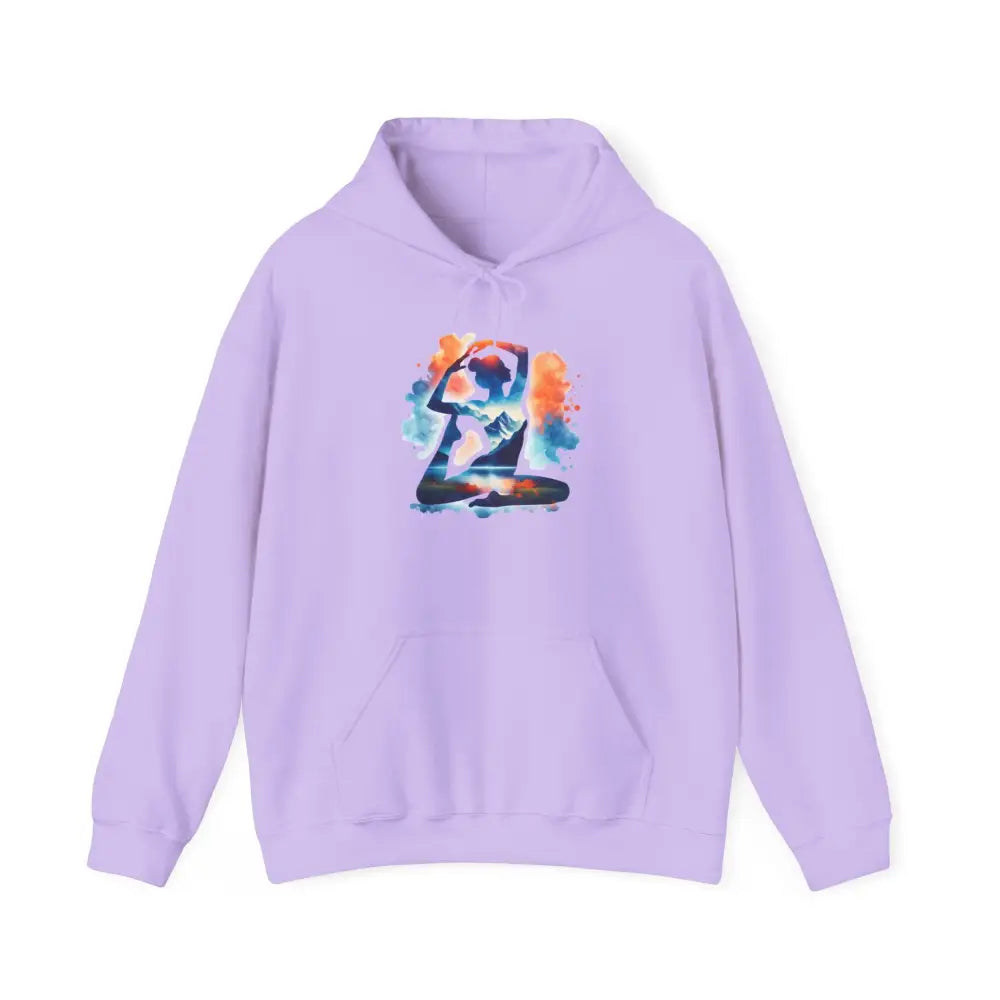 Zen Yoga in the Clouds Hoodie Sweatshirt - Orchid / S - Hoodie