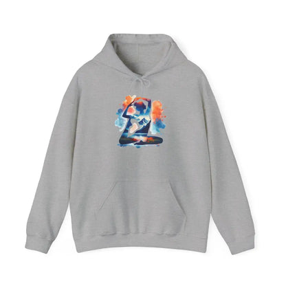 Zen Yoga in the Clouds Hoodie Sweatshirt - Sport Grey / S - Hoodie